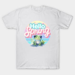 Hello Spring Froggy! T-Shirt